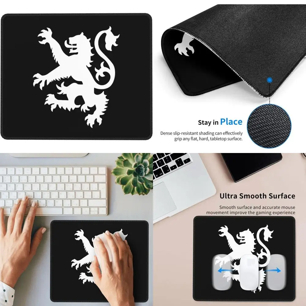 

Scotland Lion Rampant 8.6 x 7 Gaming Mouse Pad with Non-Slip Rubber Base and Stitched Edges
