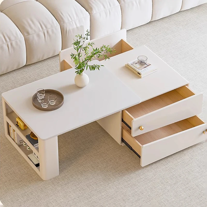 الإبداعية تخزين طاولة القهوة الفاخرة بسيطة الفضاء توفير خمر طاولة جانبية جلام الحديثة الجداول أثاث غرفة المعيشة  #6