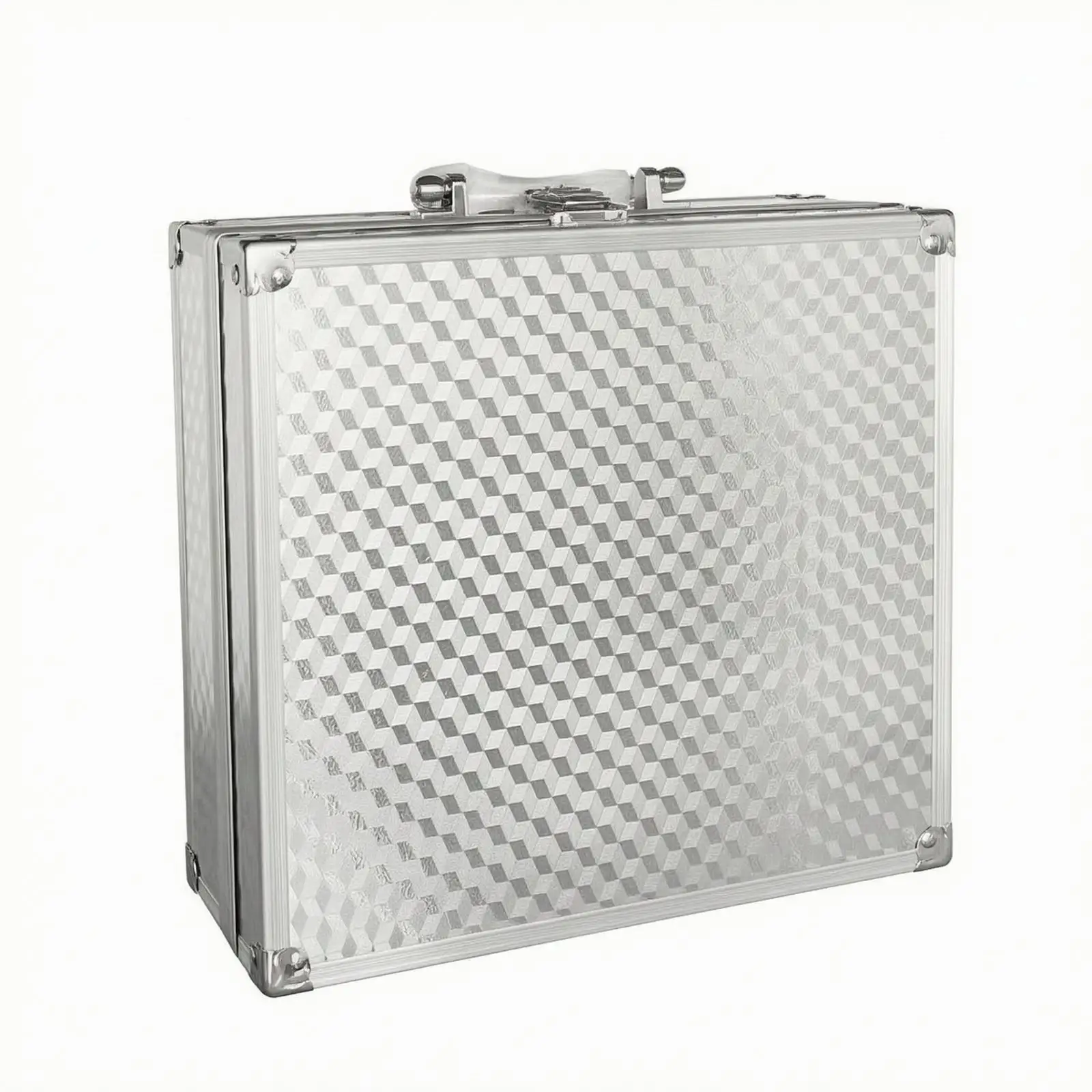 Handheld Safekeeping Storage Case Compact Aluminum Frame Hard Case Lightweight Portable for Equipment Transport, Camping,