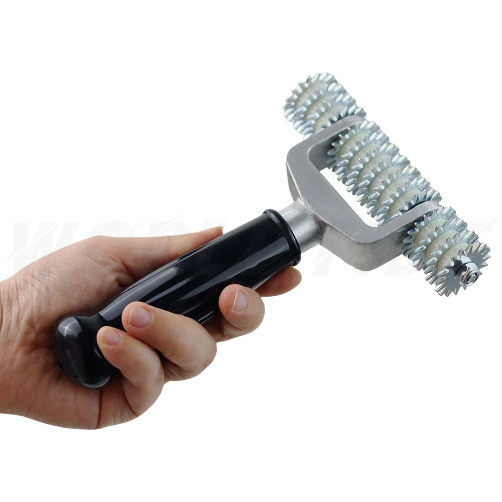 Imagem -03 - Rolo Cravado Costura para Tapete Punho Preto Pro Pile Wheel Grooming e Costura do Tapete