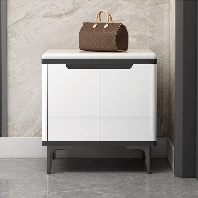 Home Soft bag shoe stool, modern and simple shoe cabinet stool, integrated door entry into the house, sitting home small apartme