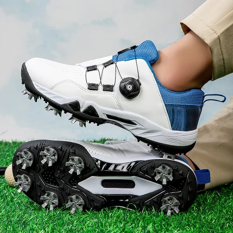 

New Men Golf Shoes Spikes Man Comfortable Golf Shoes Ladies Walking Sneakers Unisex Golf Sport Shoes Trainer
