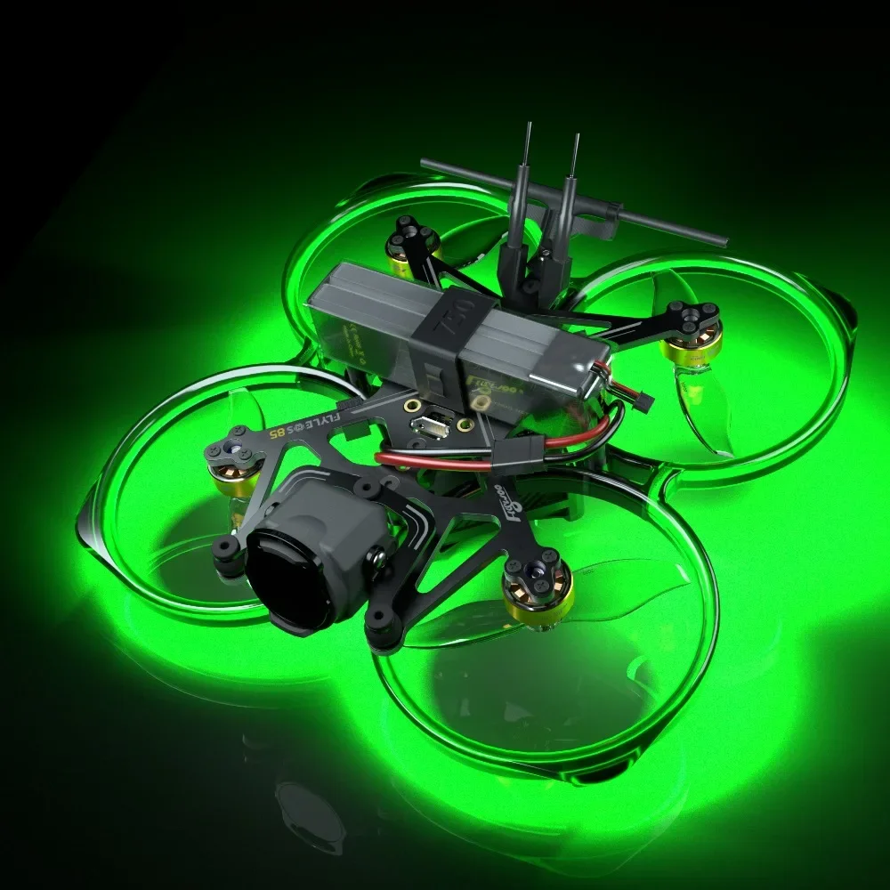 شريط LED FlyLens 85 FPV Drone - 5 ألوان (W/R/G/P/B)، التوصيل والتشغيل (بدون لحام)