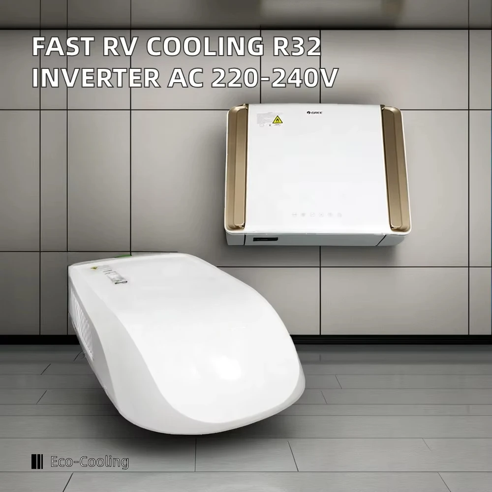 Gree15000BTU 115 فولت R32 RV قافلة مكيف الهواء البارد السيارات رقيقة العاكس التيار المتناوب على السطح مع الموقت للتخييم RV #2
