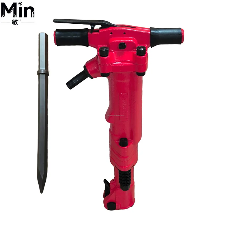 

TPB90 Pneumatic Air Jack Hammer Rock Breaker With Forging Chisel Heavy Demolition Tool for Concrete Rock Breaking