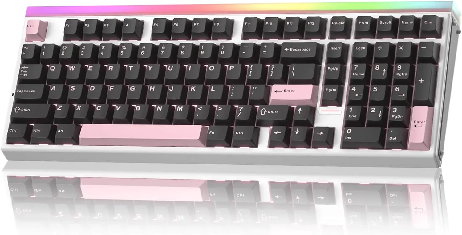 

Wired Gaming Keyboard with Hall Effect, Rapid Trigger, Hot-Swappable Magnetic Switches, RGB Backlit for PC Gamers