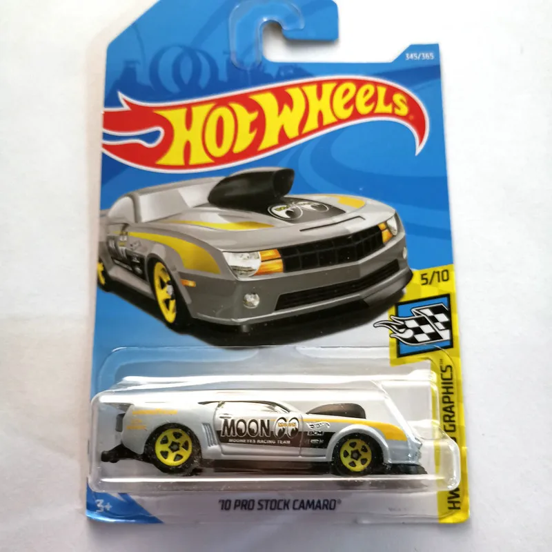 2018-345 HOT WHEELS 1:64 10 PRO STOCK CAMARO diecast car model gifts