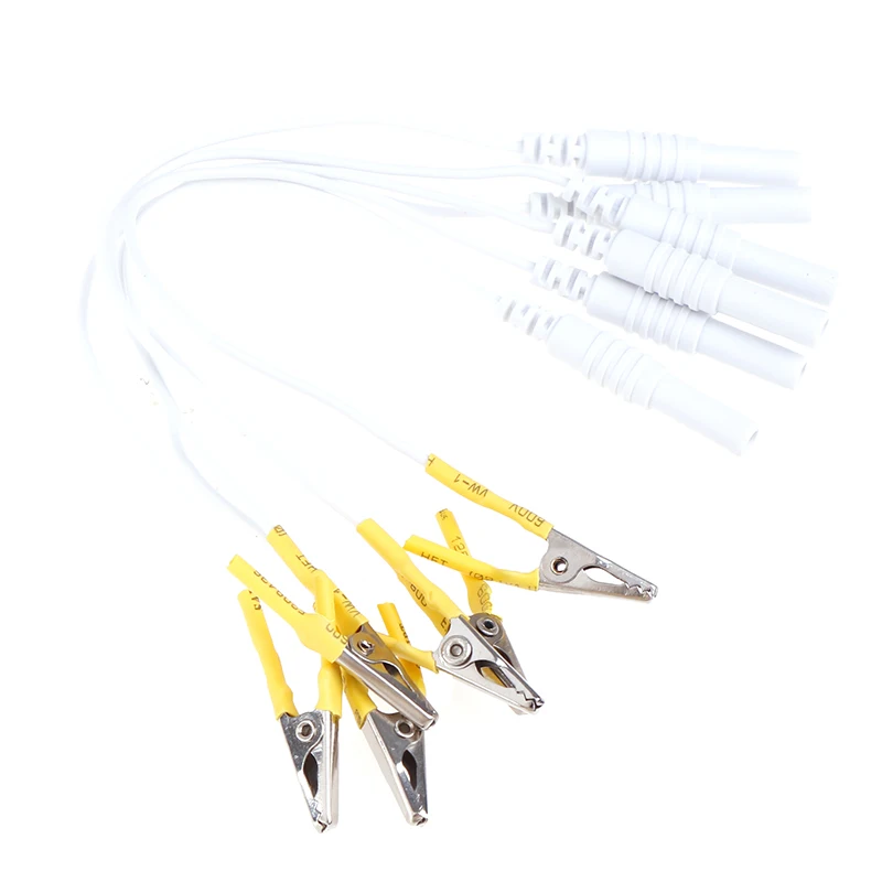 B*12 Pcs/lot Alligator Clip Cable, Acupuncture Needles Clip For SDZ-II Electronic Acupuncture Treatment Instrument Random Color