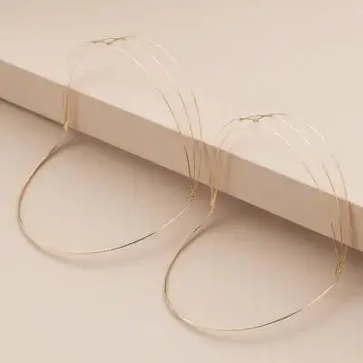 

2pcs Head Circle Hair Accessory Simple Crown Diy Base Durable Iron For Wedding Party Headdress Craft Making Prop Hair Wear Diy