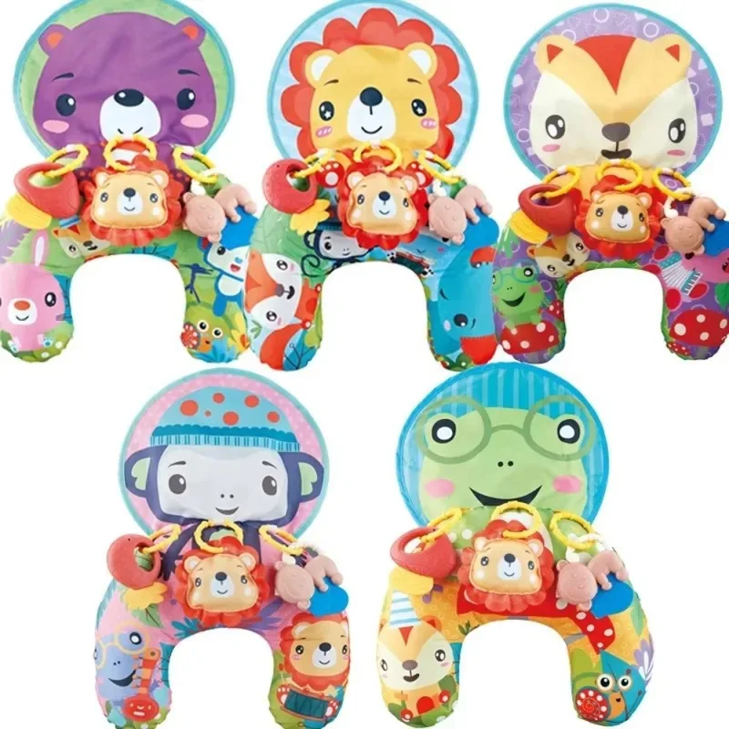 Black And White High Contrast Baby Pillow Double-Sided Head-up Design Double-Sided Sensory Toy Head-up Training Pillow