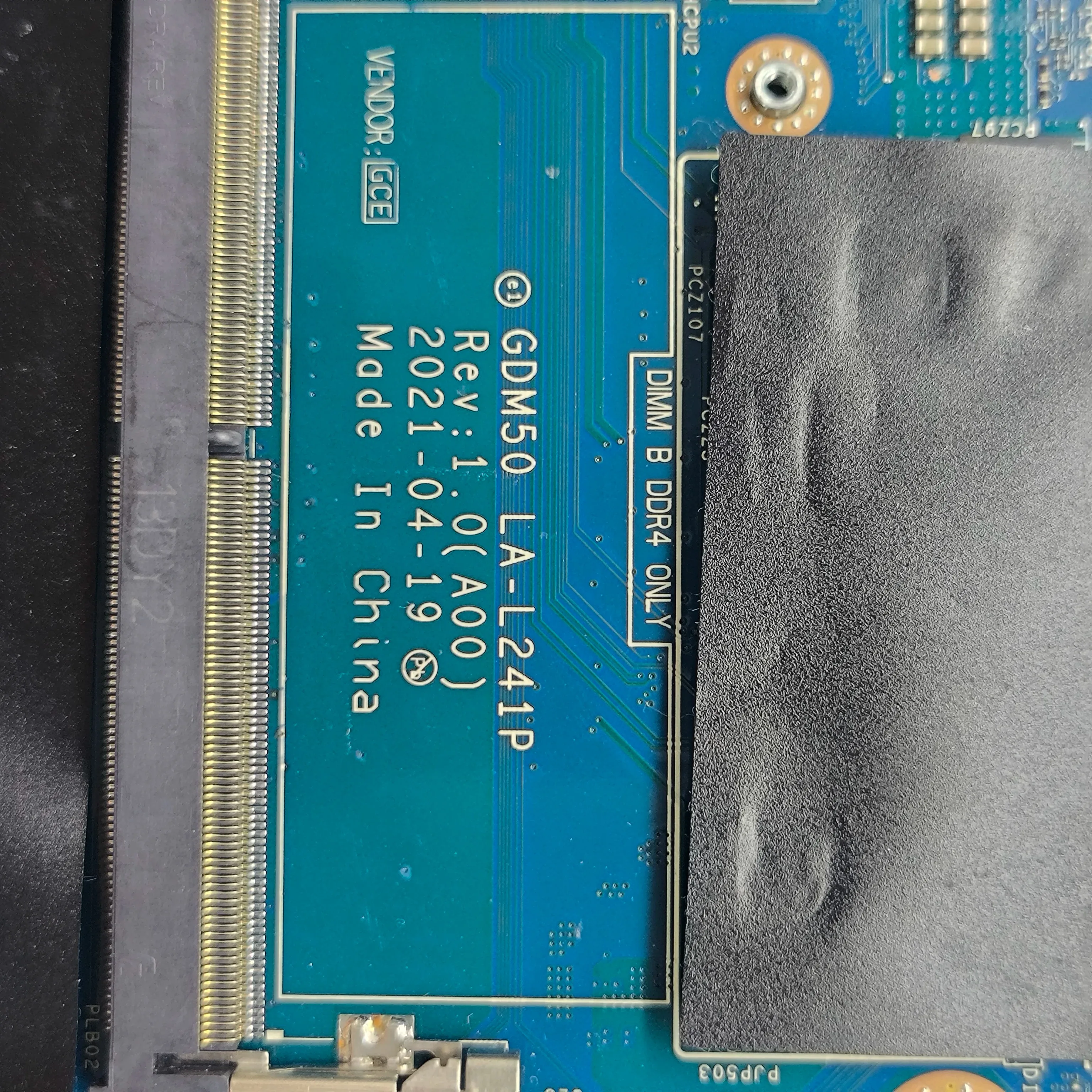 Motherboard Laptop 45 Pin untuk Dell Vostro 15 3510, Papan Sistem i3/i5/i7 Generasi ke-11, Pentium 7505, Celeron 6305, Papan CPU LA-L241P