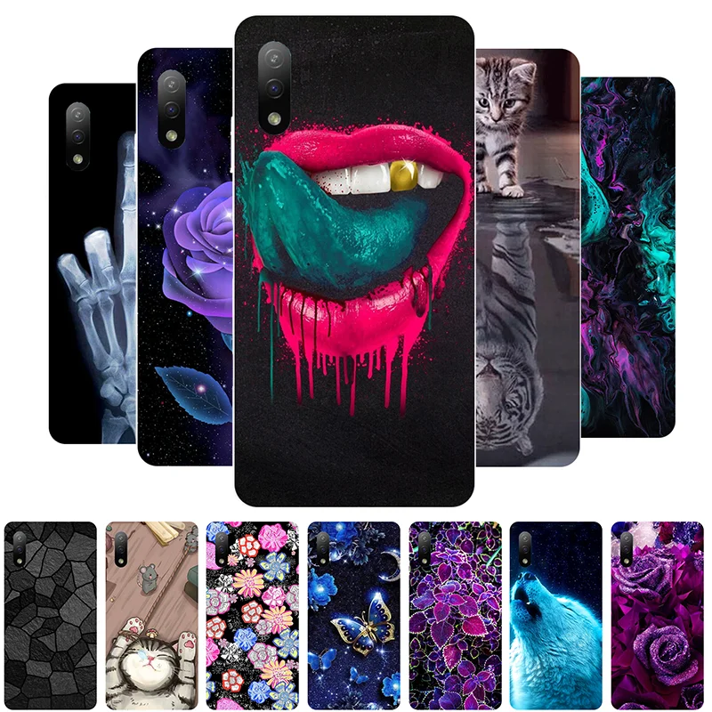 Para Sony Xperia Ace 2 Funda Ace2 Bumper  TPU Silicona Suave  Funda protectora para Sony Xperia Ace II SO-41B Carcasa Fundas de dibujos animados