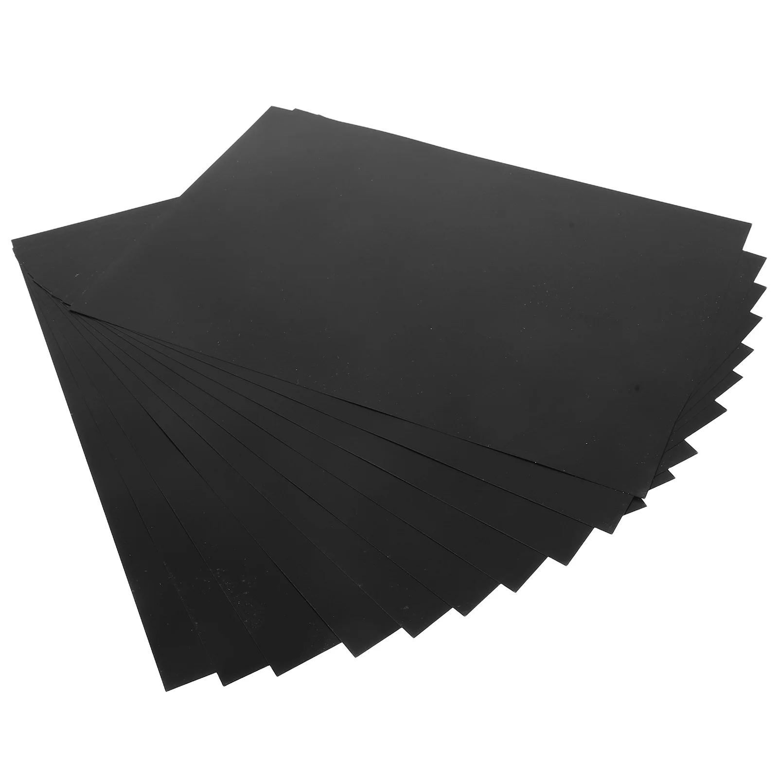 

10pcs Pvc Sheets Frosted Matte Surface Wear Resistant Sturdy Plastic For Diy Crafts Home Decor Frame Inserts Cuttable Thin
