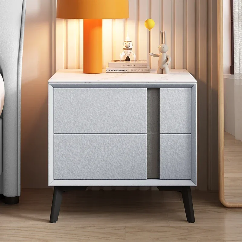 

Simple Aesthetic Nightstand White Modern Storage Mobile Bedside Nightstands Minimalist Unique Tables De Nuit Home Furniture