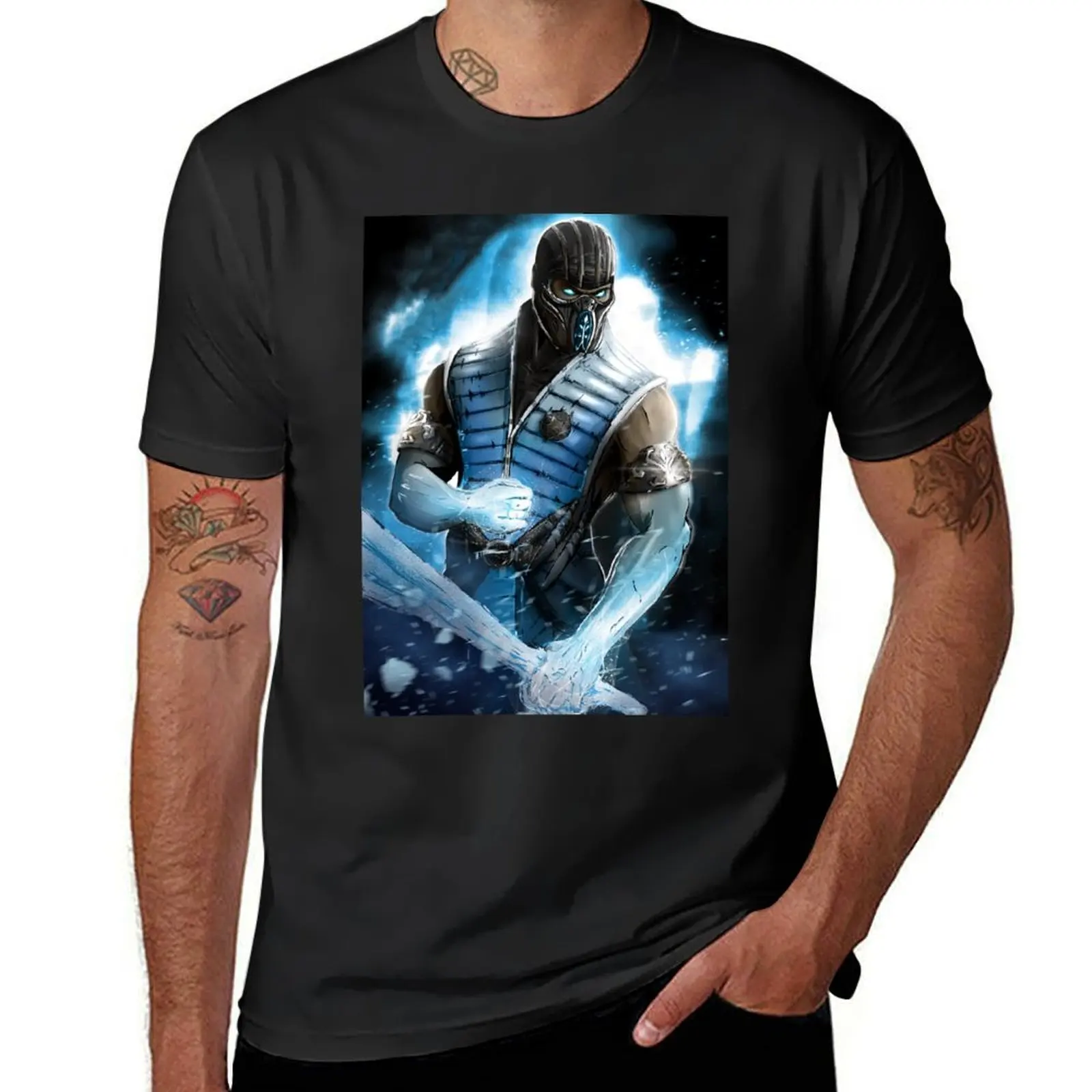 

Sub Zero Mortal Kombat T-Shirt plus size tops Aesthetic clothing new edition fruit of the loom mens t shirts
