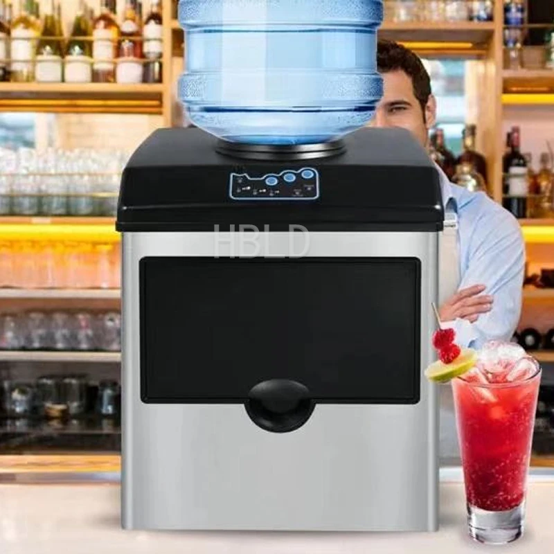 HBLD Ice Block Maker for Milk Tea Shop Cube Ice Maker for Restaurant And Household Use