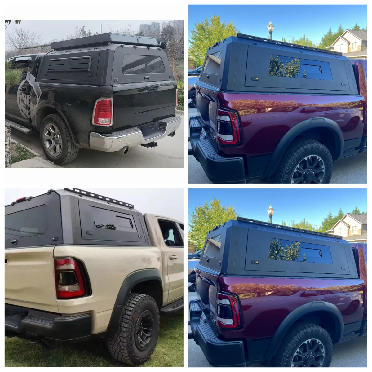 

Индивидуальные размеры, жесткий тент, водонепроницаемый, антикоррозийный, аксессуар для модификации экстерьера пикапа, для Ram 1500 5.7ft