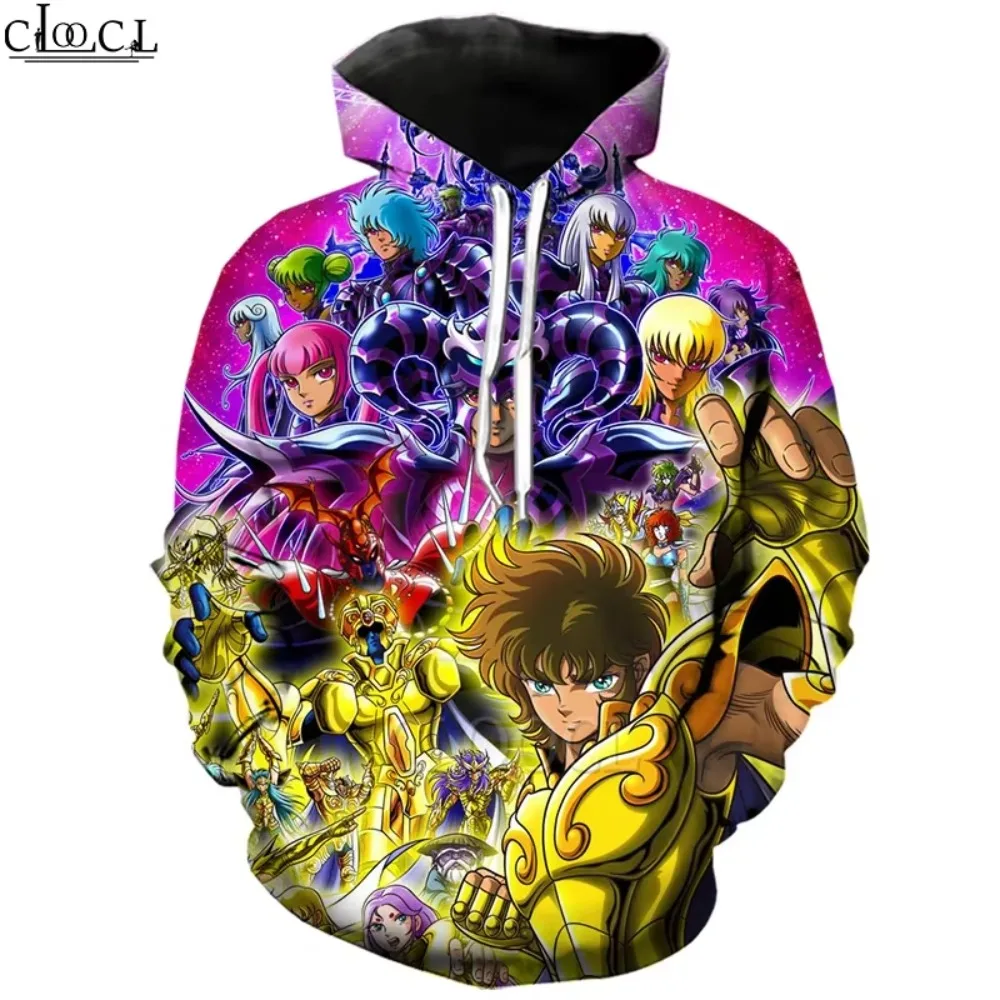 

HX Knights of The Zodiac Hoodies Fashion 3D Printed Sweatshirt Hoodies Unisex Harajuku Hip Hop Style Autumn Tops Dropshipping