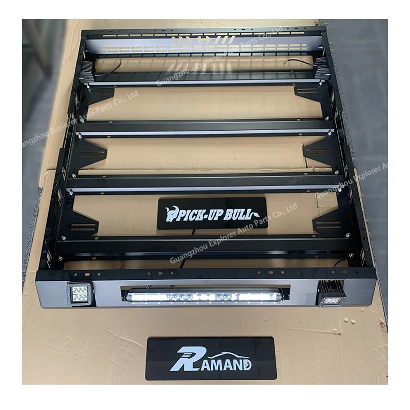 

4WD Universal HM Roof Rack Luggage Basket for Ranger Hilux Dmax Np300 Luggage Cargo Carrier for 4x4 Universal Car Roof Racks