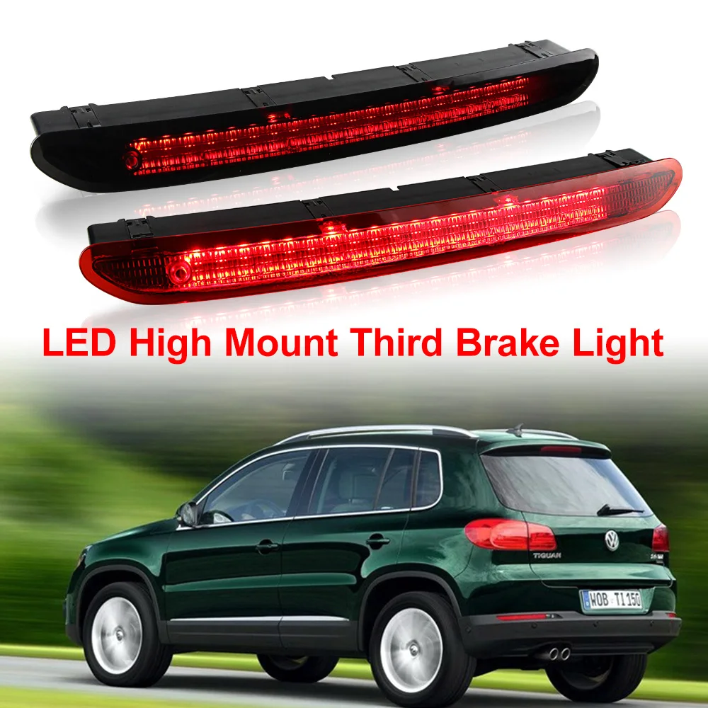 FOR VW GTI 2006-2009,Jetta Station Wagon 2010-2014 FOR VW Tiguan 2009-2015 Red Brake High Mount Third Brake Stop Light Lamp