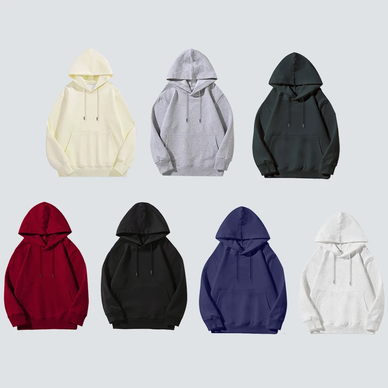 

2025 Spring and Autumn Children, Girls and Teenagers 7-15 Years Old Cotton Hooded Long-sleeved Sweater Multi-color Optional