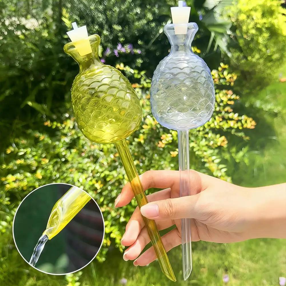 26/29cm Self Watering Bulb Pineapple Automatic Plant Watering Globes Planter Insert Slow-Release Watering Device Potted Plants