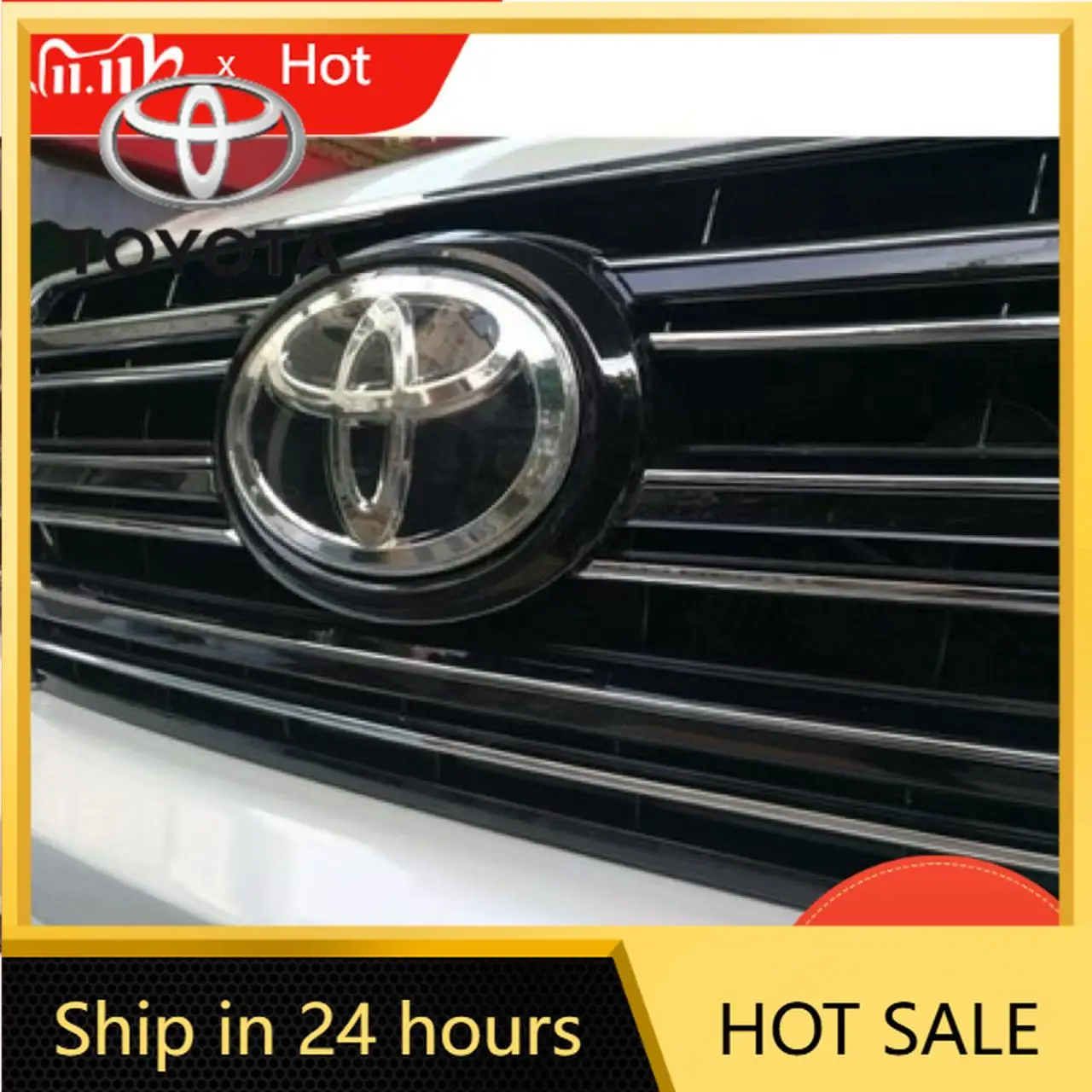 

Наклейки для автомобиля Toyota 2026: Новая роскошная хрустальная эмблема (1 шт.) для Toyota Land Cruiser LC200 и Prado