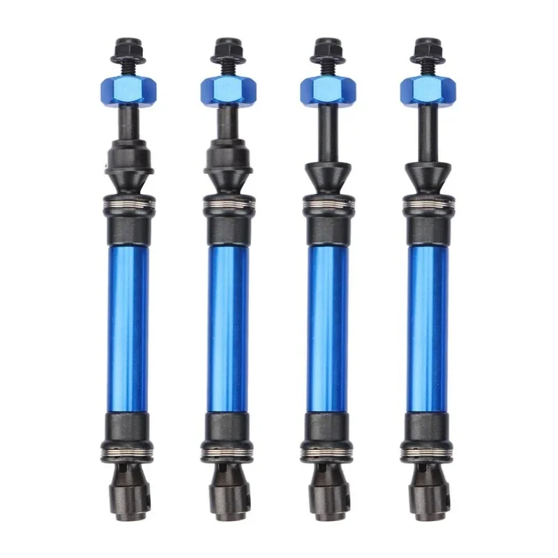 

4Pcs Metal Heavy Duty Drive Shaft CVD for 1/10 Traxxas Slash Rustler Stampede VXL 4X4 4WD RC Car Upgrade Parts