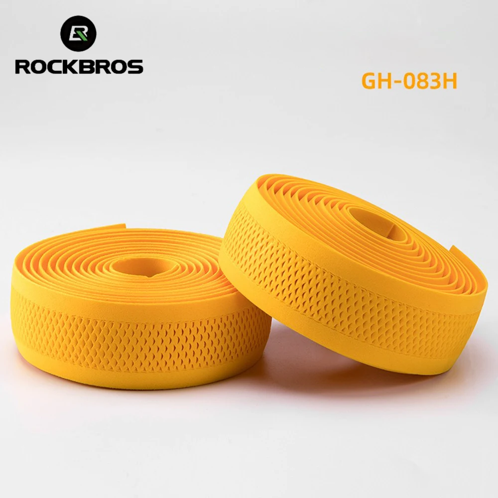 ROCKBROS Fahrrad Atmungsaktive Lenkerbänder Fahrrad Bar Rutschfestes Band EVA Anti-Vibration Wrap Tape Radfahren Lenkerzubehör