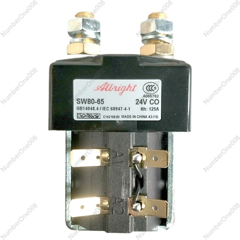 

Original 24v 100A Albright Sw80-65 Model DC Contactor for Golf Cart / Pallet Truck/stacker