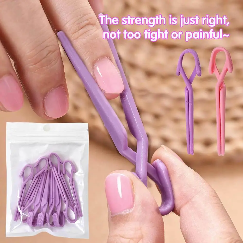 

10 Pcs Nail Care Clip Nail Polish Guard Clip Small Pinching Tool Anti-overflow Clamp Useful Manicure Items Colorful Clamp