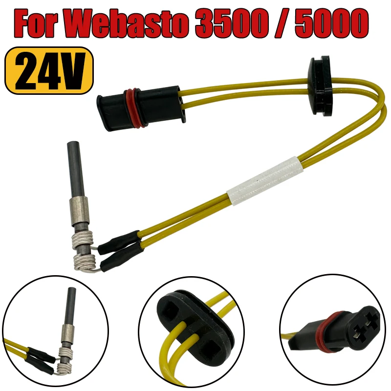 

91371B 24 В керамический игольчатый автомобильный дизельный стояночный обогреватель, свечи накаливания, свечи для Webasto Air Top 3500 5000 24 В, аксессуары для воздухонагревателей