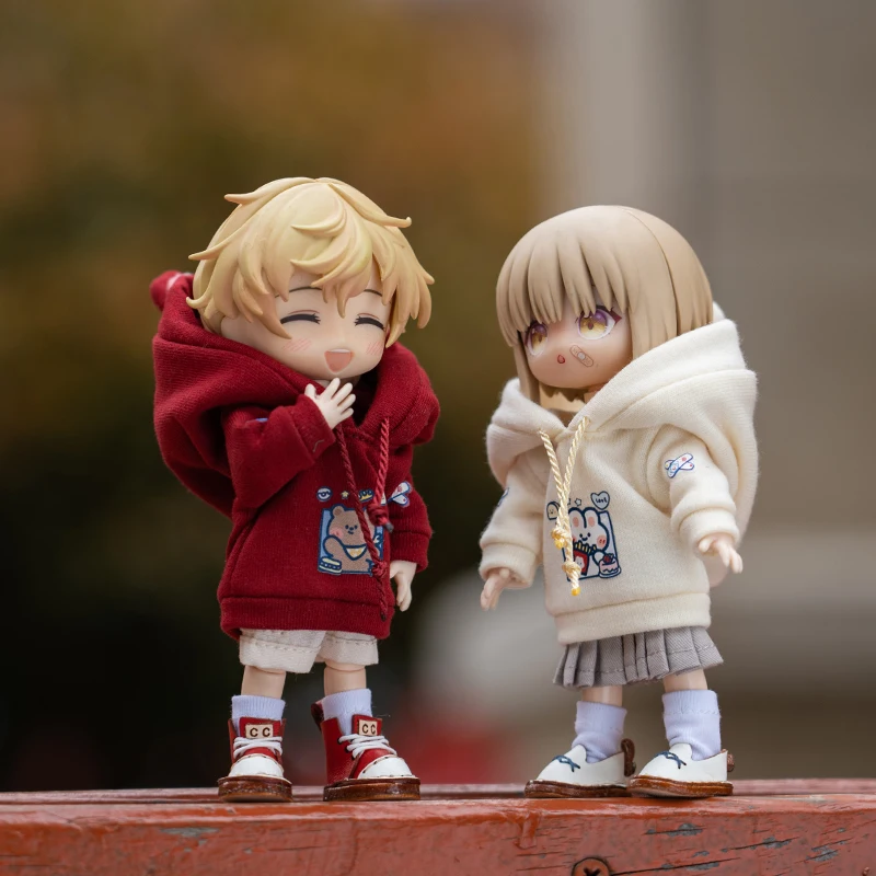 

Ob11 doll clothes obitsu11 hooded sweatshirt YMY big hat sweatshirt Molly casual sweatshirt 1-20cm doll clothes mini toy accesso