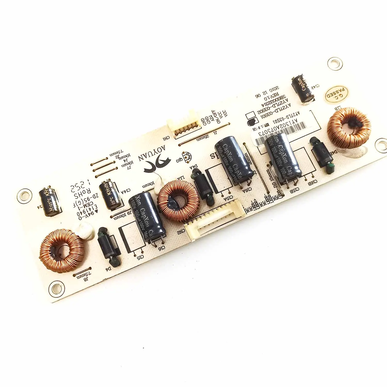 AOYUAN-Alta Tensão Bar Inversor, E141960 CIM-1 F, 3BS0022314 REV:1.0 Inversor