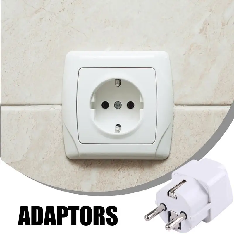 

European To US Plug Adapter EU To US Plug Adapter Plug Converter European Travel Plug Adapter For Business Trip Or Tourism