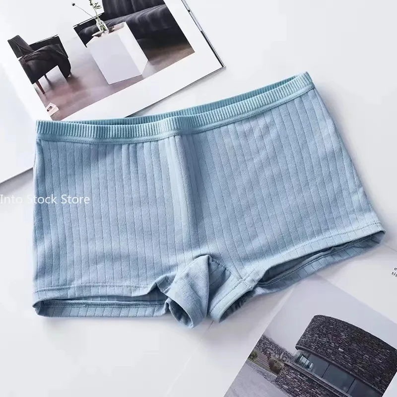 Women Boxers Underwear Cotton Ladies Safety Pants Female Seamless Underpants Solid Cozy Boyshorts sexy lingerie image 6