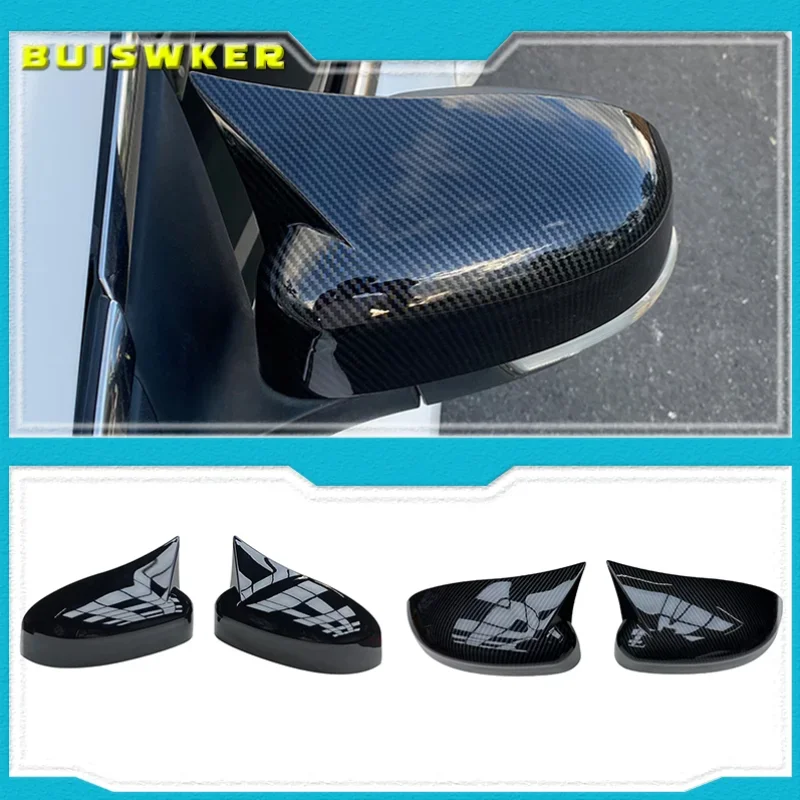 

Fit For Ford Focus MK2 MK3 2008 - 2017 Carbon fiber Car Door Side Mirror Cover Replacement Parts Car styling