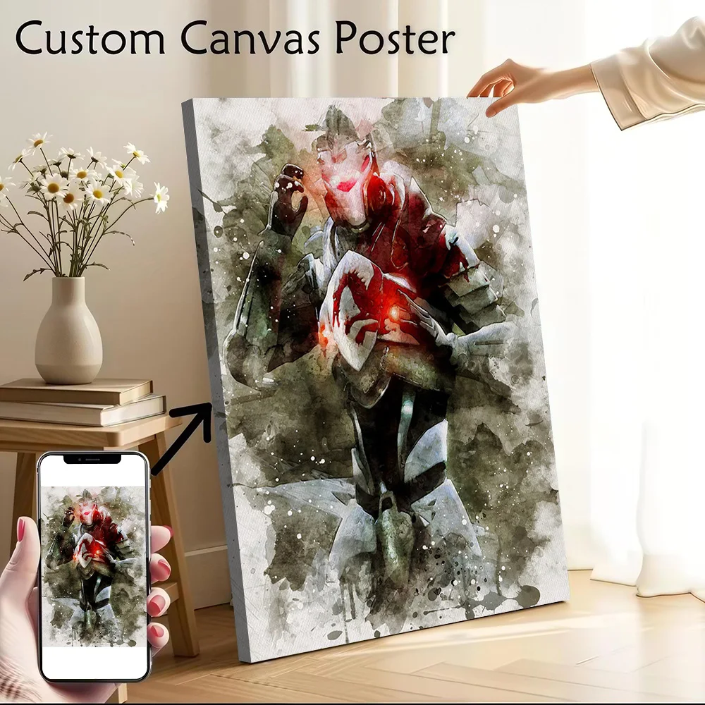 Mass Effect Printed Canvas Poster Personalized High Quality Wall Art Paintings for Modern Home Decorations Man's Room Decoration