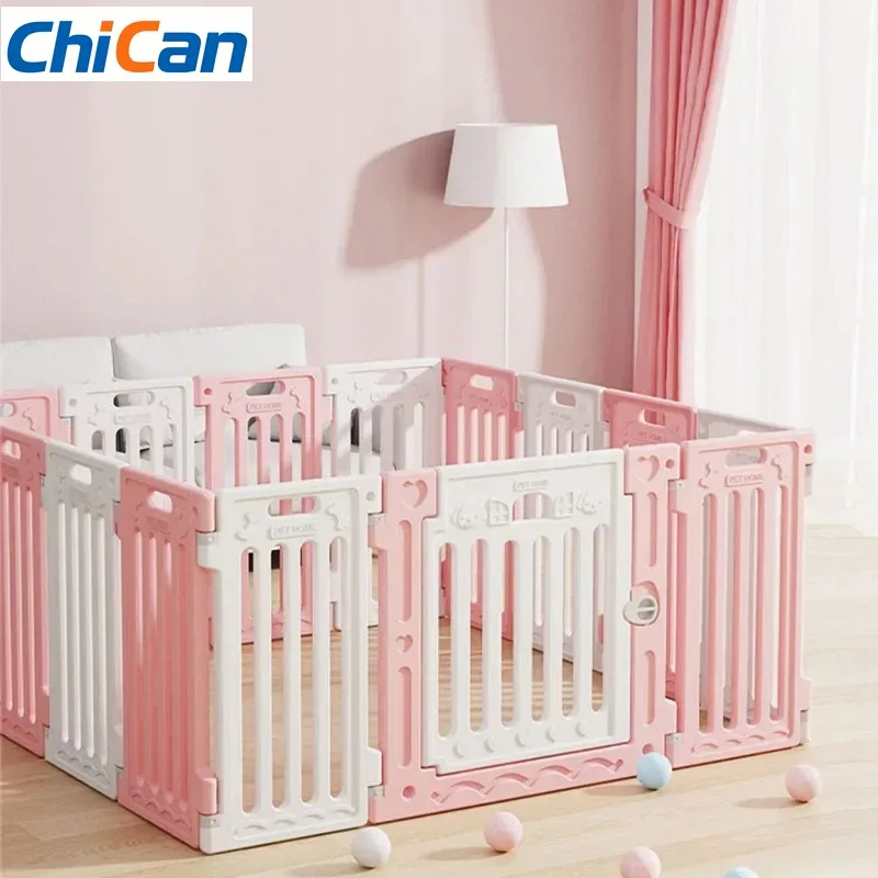 

【Hot】Indoor Fence Acrylic Plastic Dogs Cats Fence Divider Cattery Fence Dog Pen Household Pets Cages Products Supplies Accessori