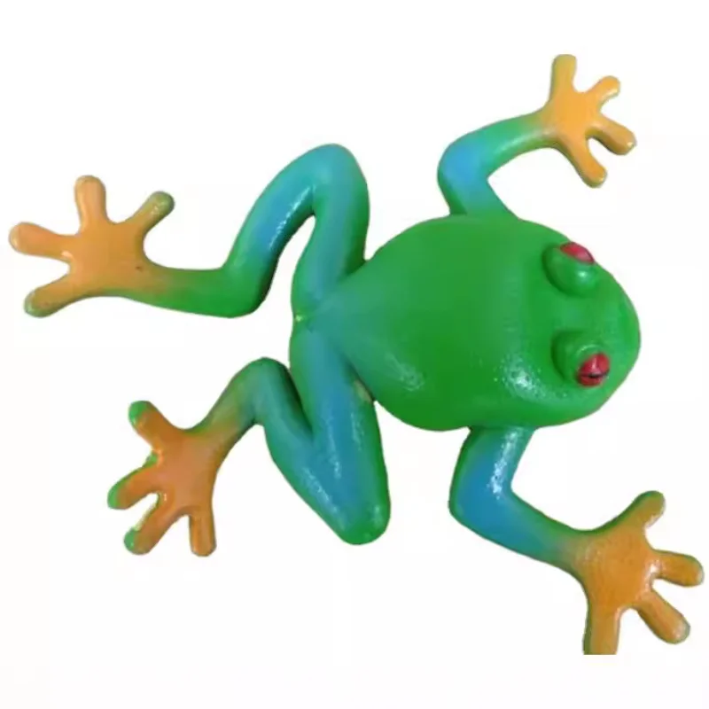 Zabawne zabawki dekompresyjne Żaba Symulacja Żaba Model Miękka Gumowa Sztuczna Żaba Sensoryczna Zabawa Świetny Prezent dla Maluchów Śmieszne Zabawki do Psikusów