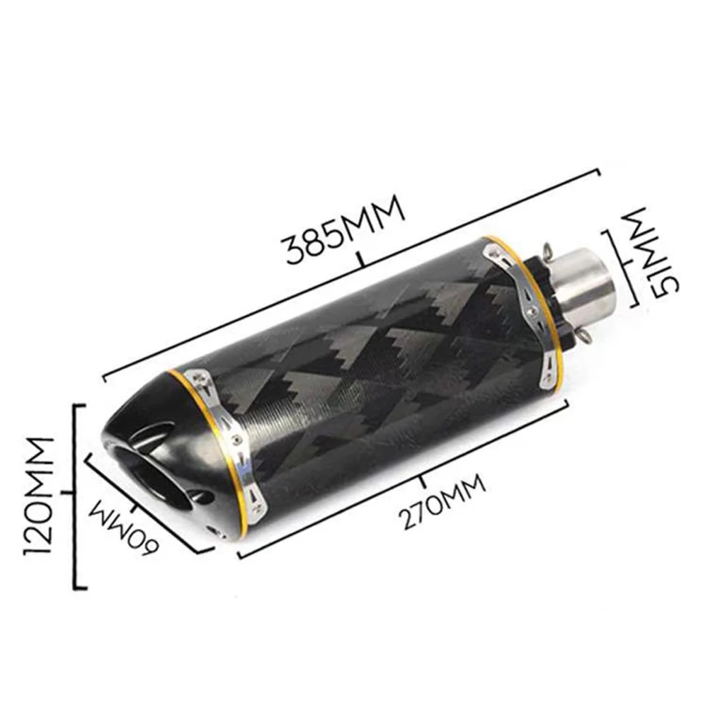 Performance Carbon Fiber Motorcycle CNC Steel Exhaust Pipe USA Two Brothers Muffler For Kawasaki R6 CBR600 Z1000 R1 GSR750 MT09