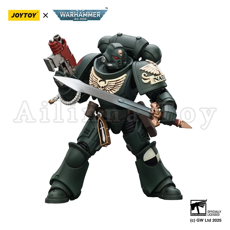 JOYTOY 1/18 figurine 40K Dark Angels intercesseurs frère Nadael réédition Version Anime modèle militaire