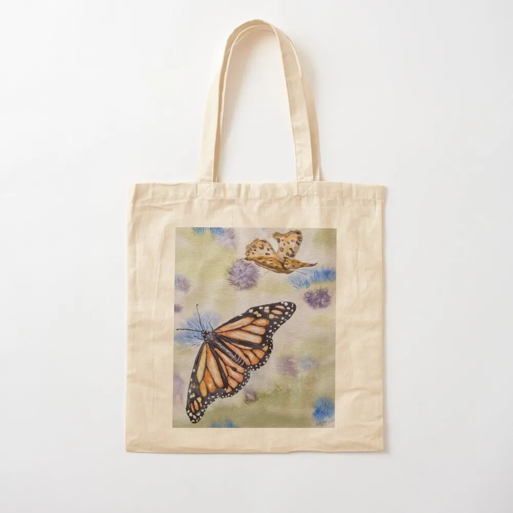 ? Les papillons ? watercolor painting by Sarah L. Miller Tote Bag