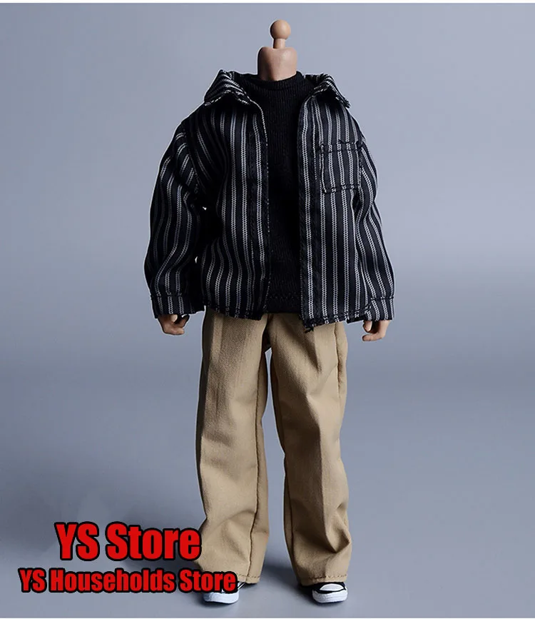 1/12 Mann Soldat Lose Casual Anzug Hosen Mode Pendeln Hosen Kleidung Zubehör Fit 6 "Männliche Action Figur Körper Dekore