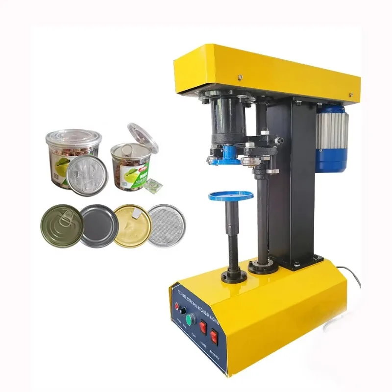 

Commercial Automatic Semi-Automatic Soda Can Sealing Machine Food Canning Tin Can Sealer Pneumatic Driven