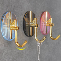 Self-Adhesive Note Hook Punch-Free Dormitory Wall-Mounted Storage Clothes Towel Strong Load-Bearing Bathroom Kitchen