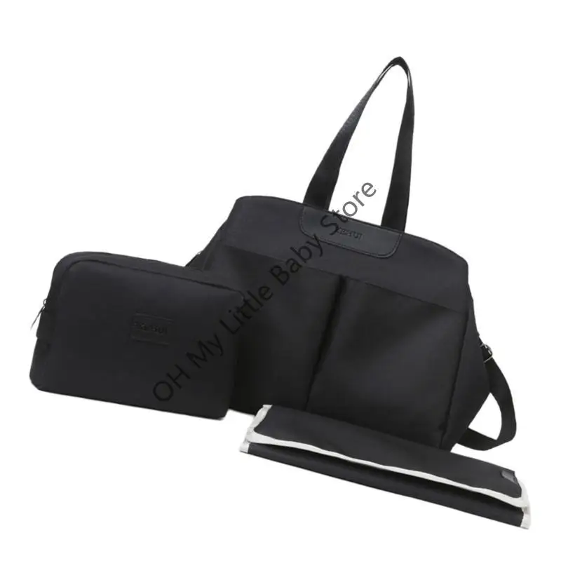 

M76C Сумка через плечо Сумка для мамы с подушкой для пеленания Маленькая сумка с несколькими отделениями Подвесная сумка для