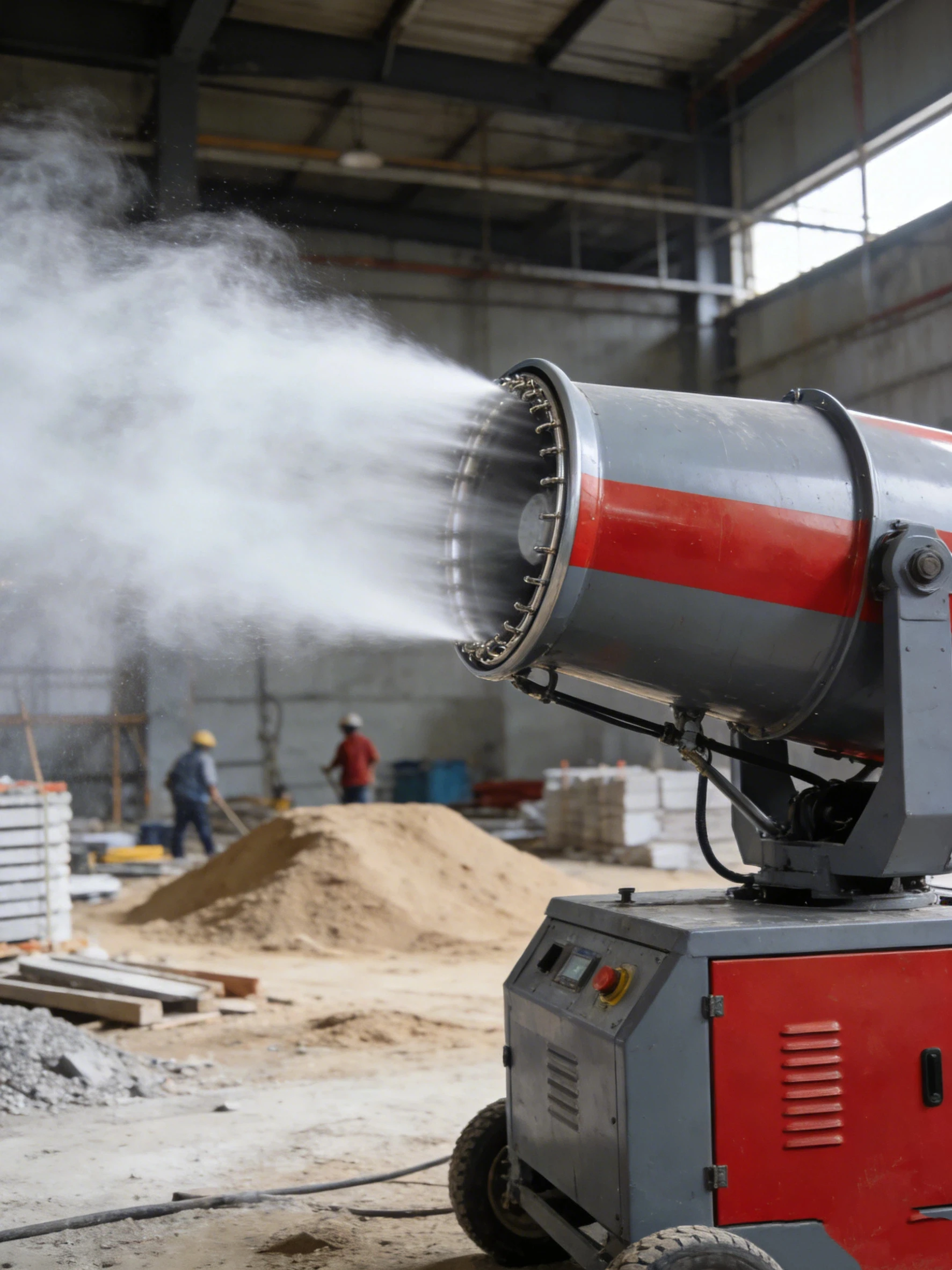 

Stationary 30m Street Mist Spray Cannon Machine for Agriculture & Pest Control for Fog & Anti-Dust Measures Construction Sites