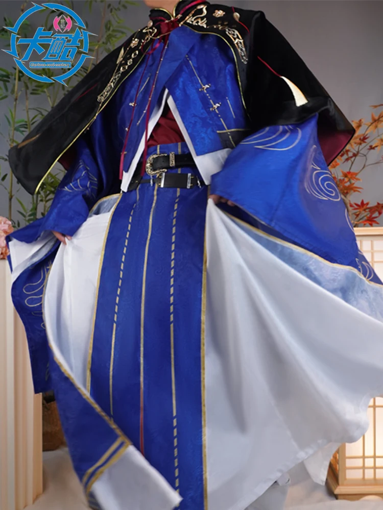 Code Name: Yuan Sun Quan Cos Suit Hanfu Suit Sun Quan Cosplay Ancient Style Men's Full Set Cosplay Costume Han Fu Halloween