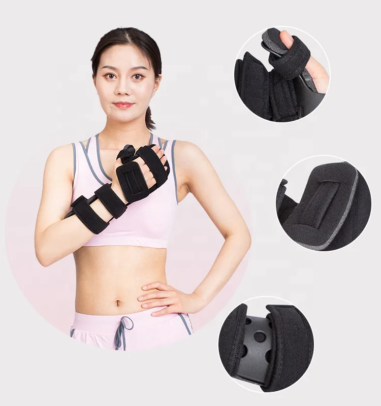 Schlaganfall-Ruh-Handschiene, funktionale Handstütze, Fingertrennung, Unterstützung für Karpaltunnel in der Nacht